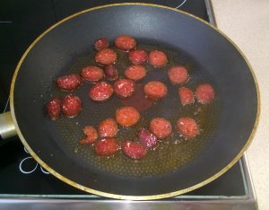 Kisült a zsír a kolbászból