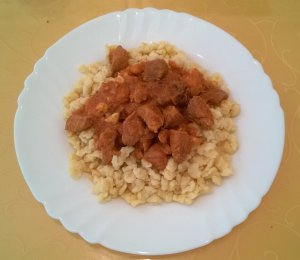 Pörkölt galuskával