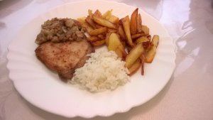 Vegyes körettel tálalom