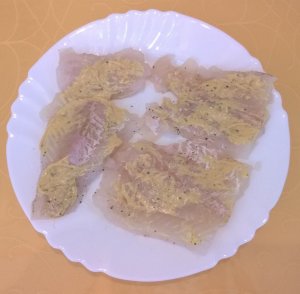 Borssal, mustárral bekenem